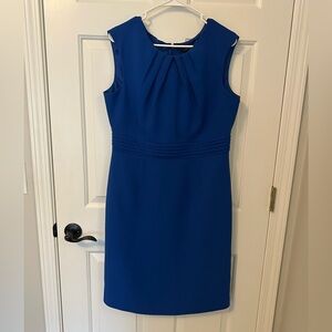 Tahari lined suit dress in Blue